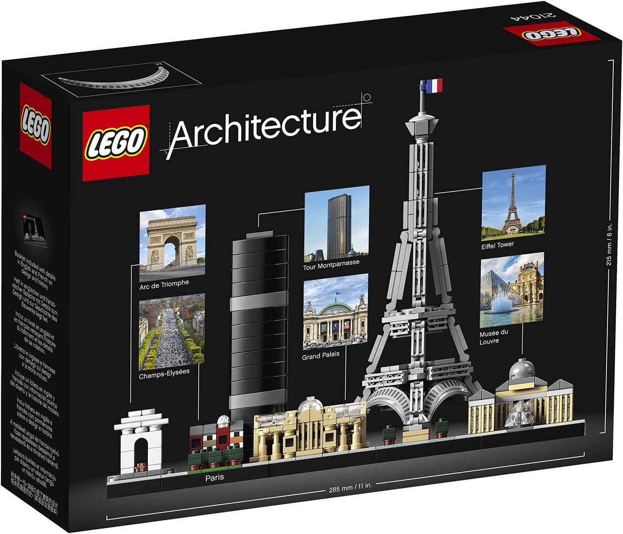 Alt view image 14 of 15 - LEGO Architecture Skyline Collection 21044 Paris Building Kit (694 Piece)
