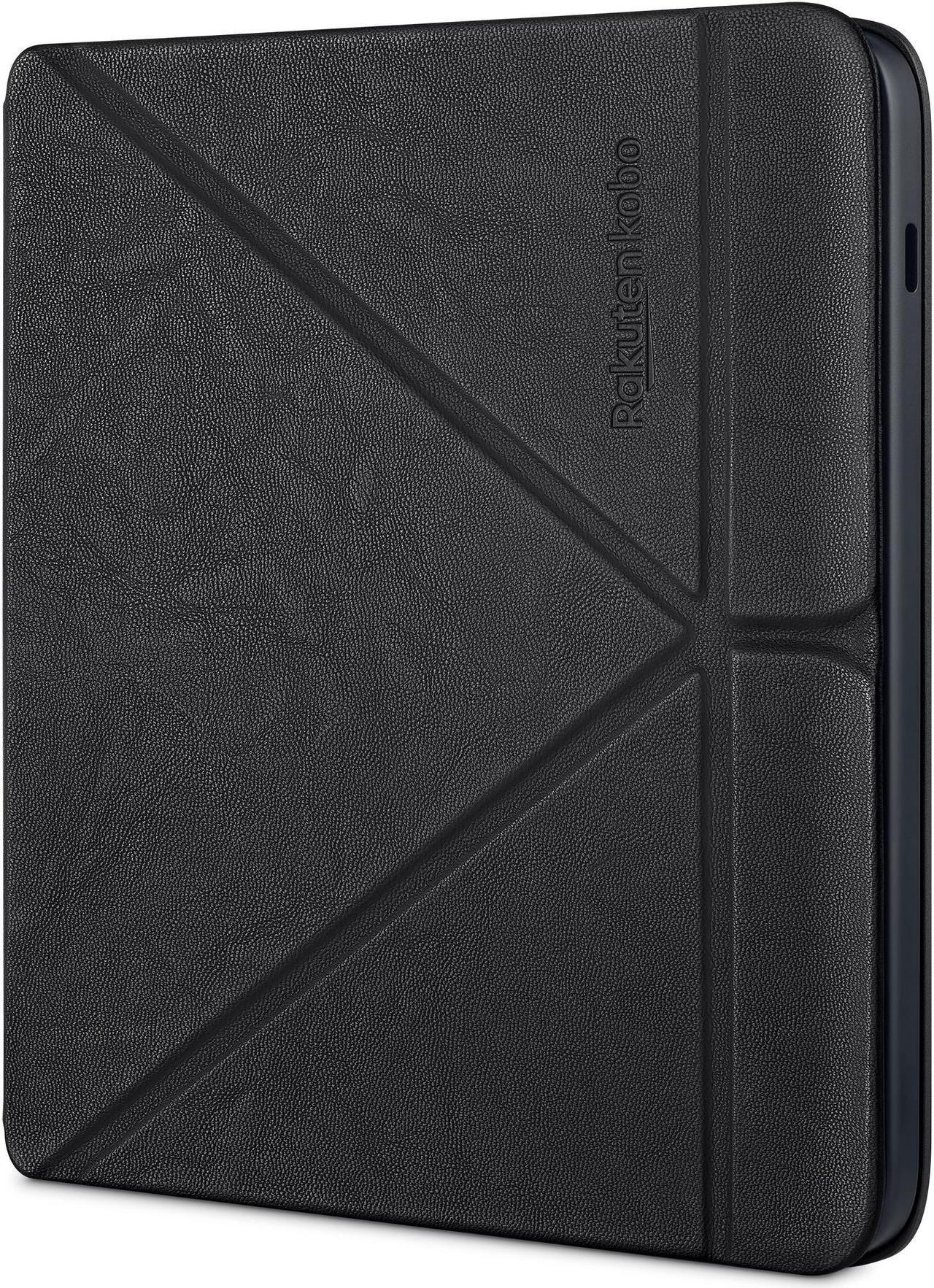 Alt view image 8 of 12 - Kobo Libra 2 SleepCover Case | Black | Sleep/Wake Technology | Built-in 2-Way Stand | Vegan Leather | Compatible with 7 Kobo Libra 2 eReader