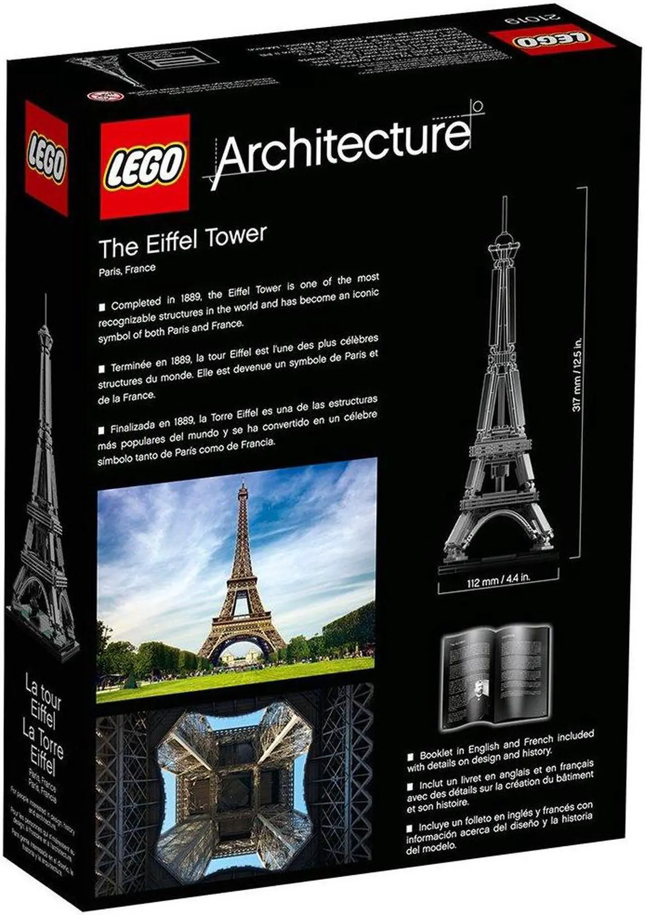 Alt view image 10 of 10 - LEGO Architecture The Eiffel Tower