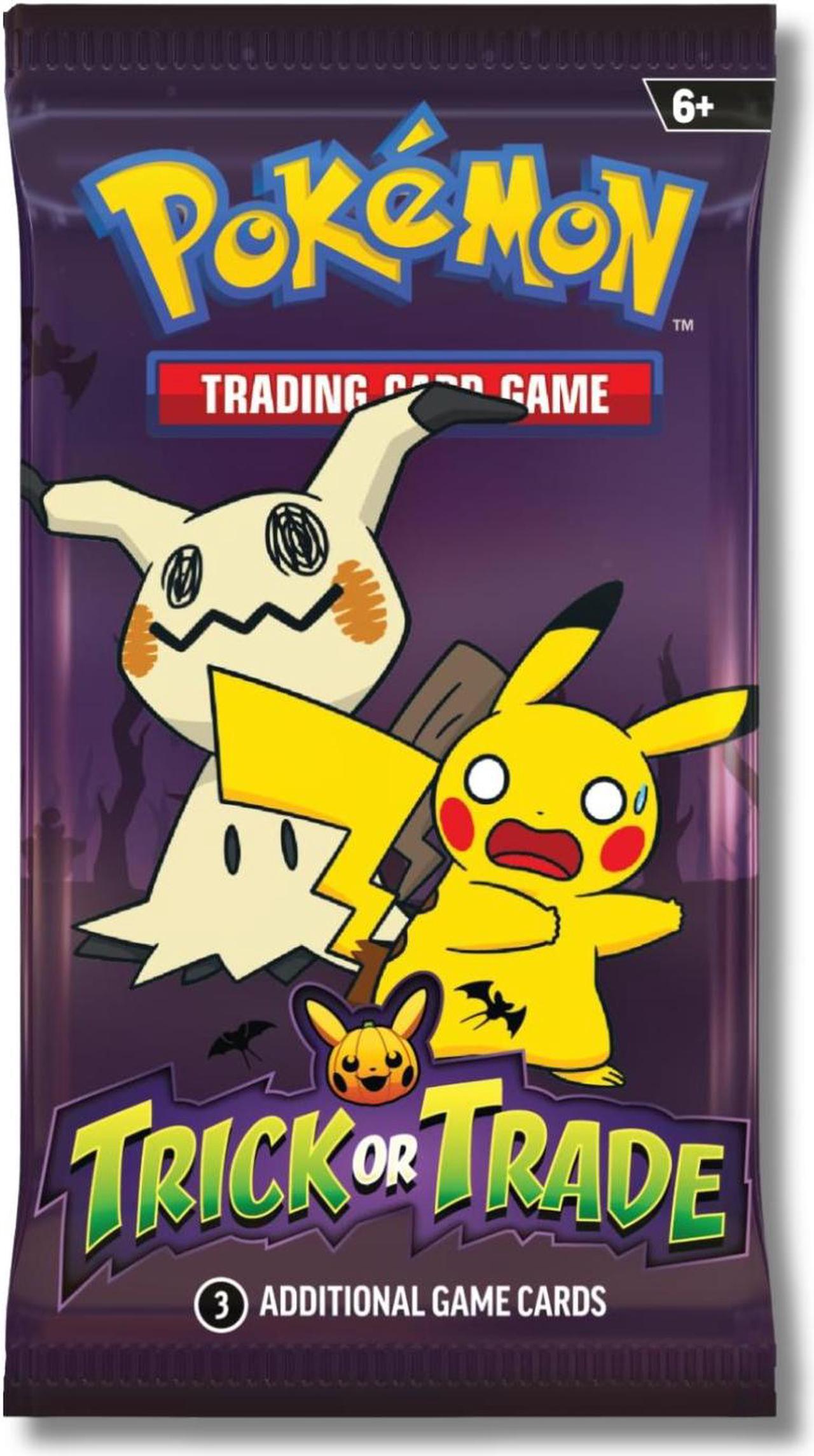 Alt view image 2 of 2 - Pokemon 2023 Trick or Trade Mimikyu & Pikachu | 6 Mini Booster Packs
