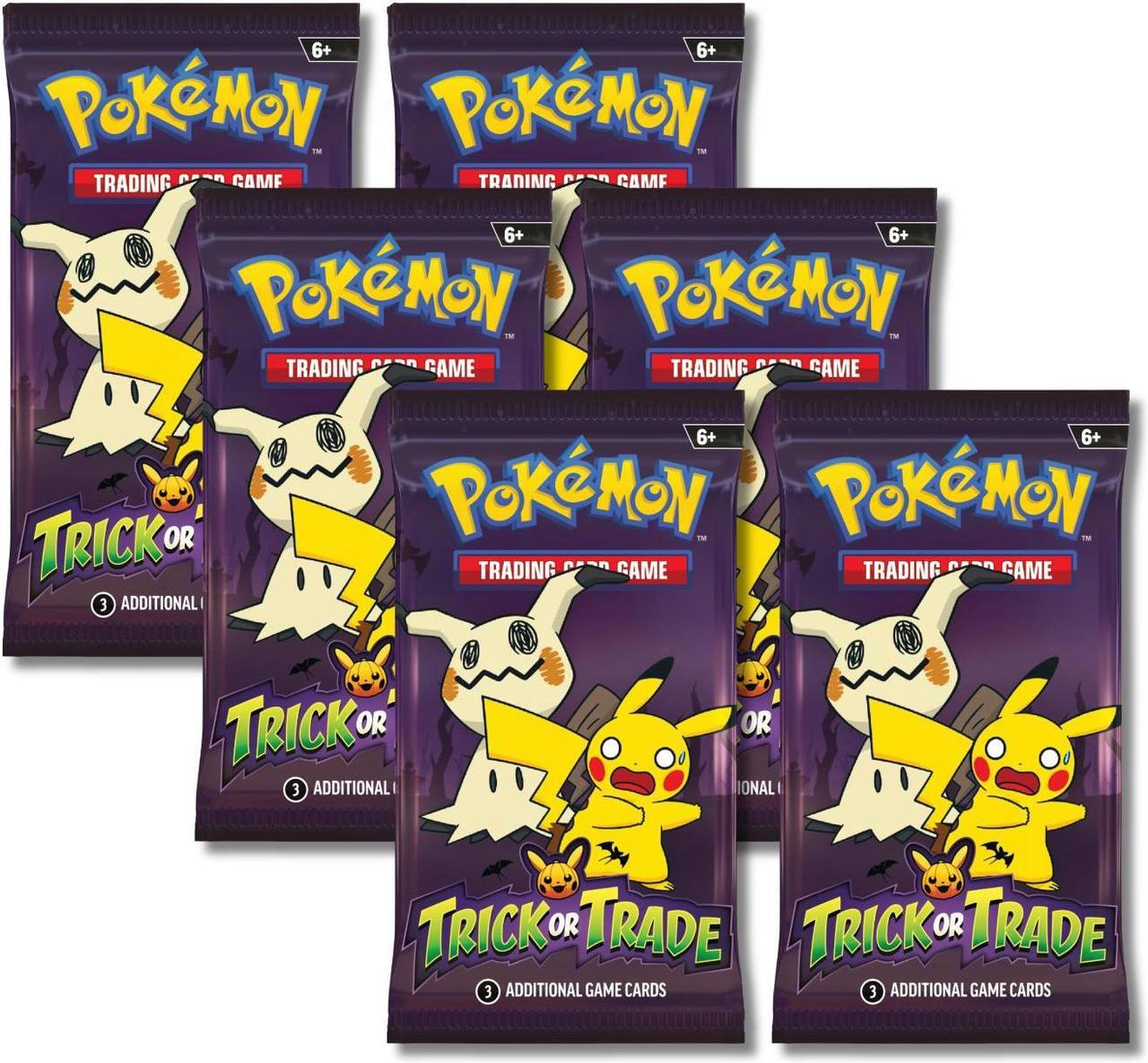 Main image of Pokemon 2023 Trick or Trade Mimikyu & Pikachu | 6 Mini Booster Packs