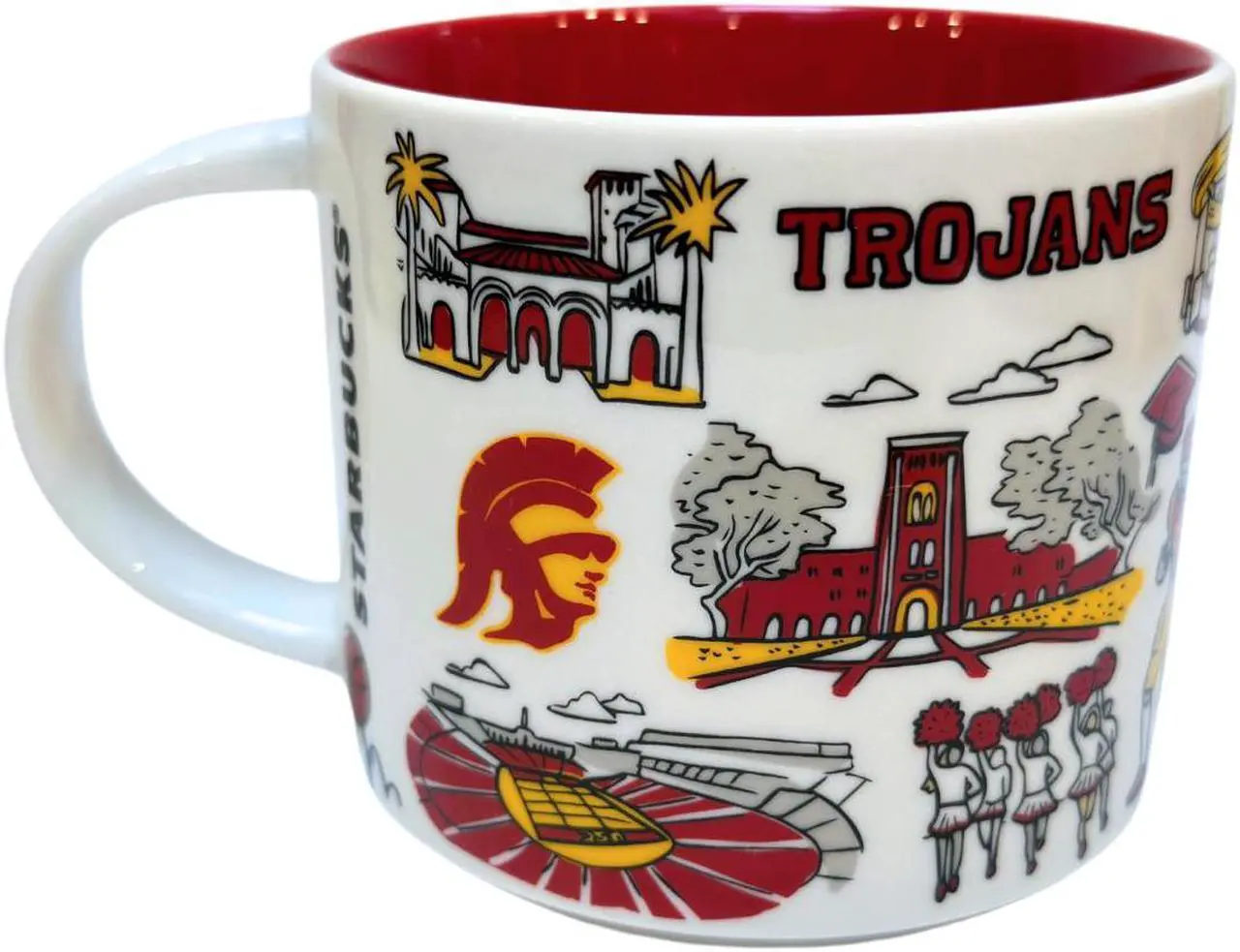 Alt view image 2 of 4 - Starbucks Been There Series Campus Collection University of Southern California Ceramic Mug, 14 Oz