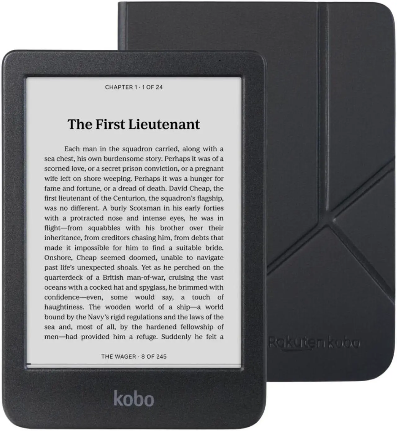 Main image of Kobo Clara BW eReader with Case Bundle