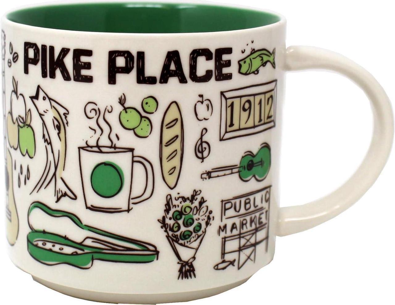 Main image of Starbucks Been There Series Pike Place Ceramic Mug, 14 Oz