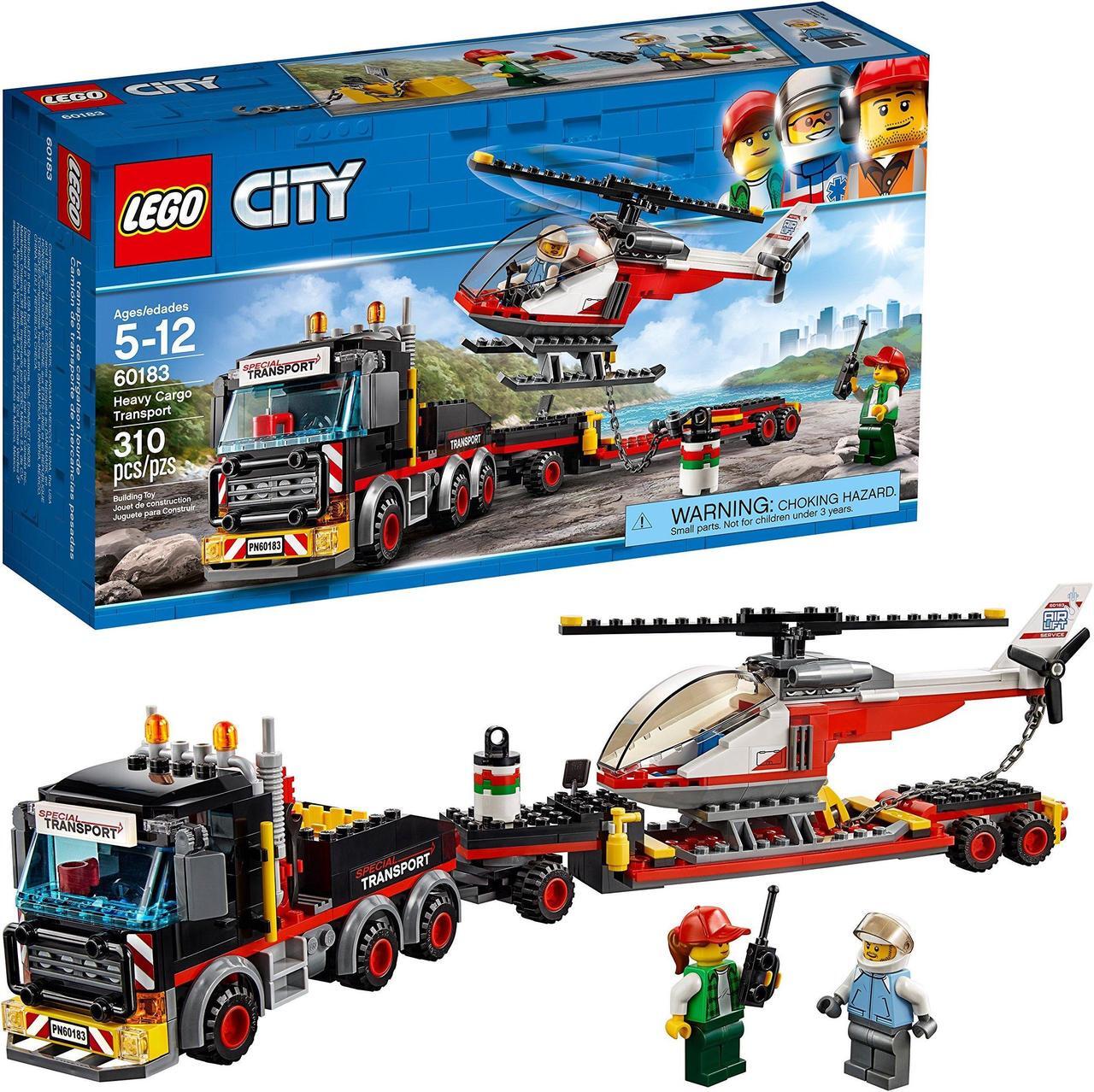 Alt view image 11 of 18 - Lego City Heavy Cargo Transport 60183