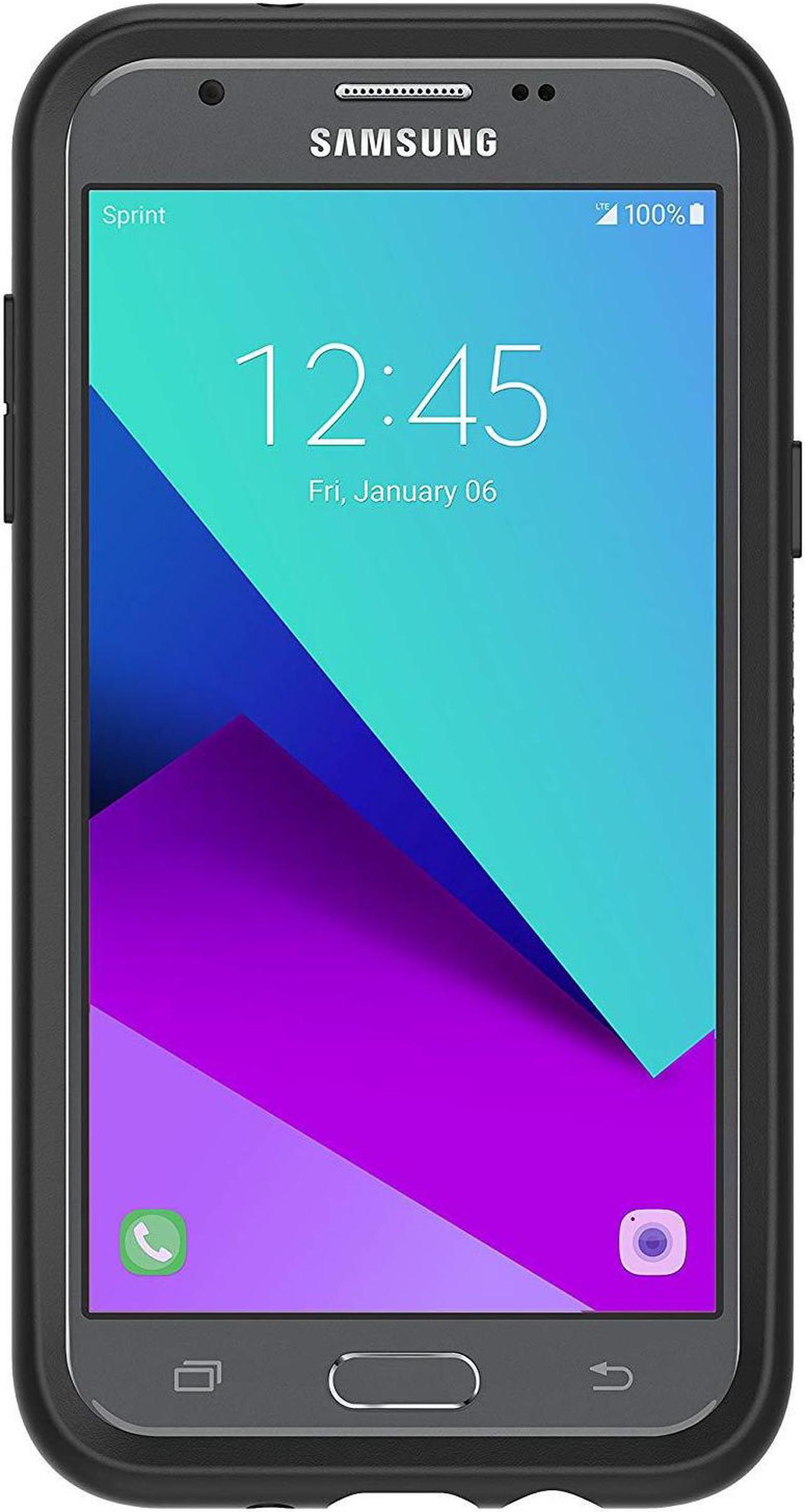 Alt view image 3 of 6 - Otterbox Symmetry Series Case for Samsung Galaxy j3 (2017)/Galaxy Express Prime 2/Galaxy Amp Prime 2/ Galaxy SOL 2/Galaxy j3 Emerge/Galaxy j3 Prime/Galaxy j3 Luna Pro - Retail Packaging - Black