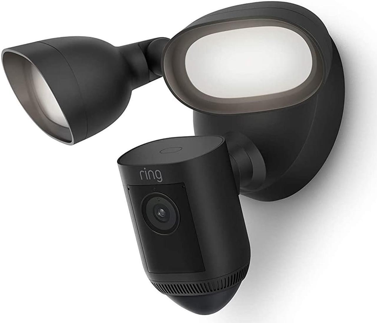 Alt view image 2 of 2 - Ring B08FCWQWDZ Floodlight Cam Wired Pro Surveillance Camera - 1080p - 1800 Lumens - LED - Outdoor - Wired - Night Vision - Amazon Alexa - Black