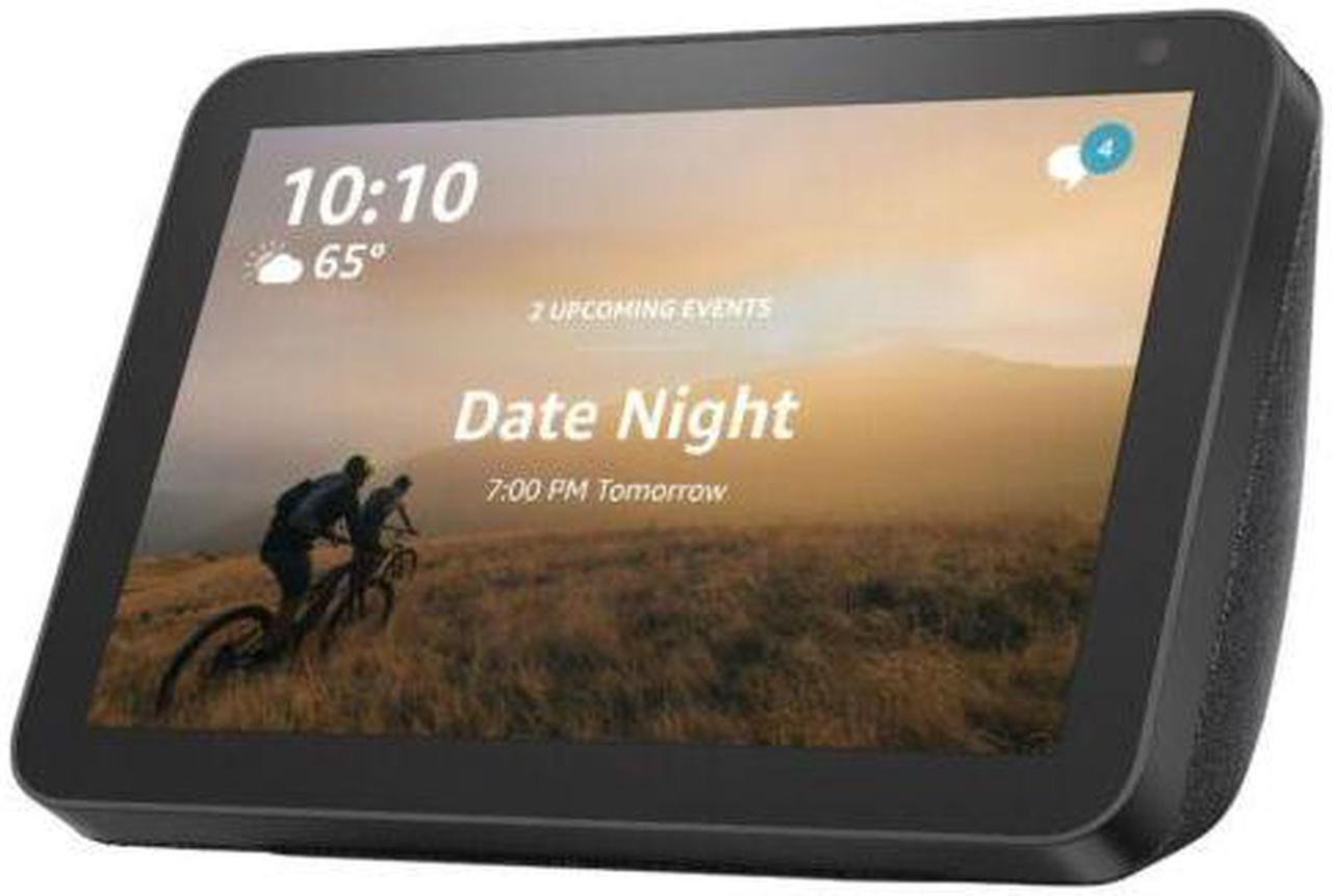 Alt view image 9 of 10 - Amazon Echo Show 8 HD Smart Display with Alexa - Charcoal C7H6N3