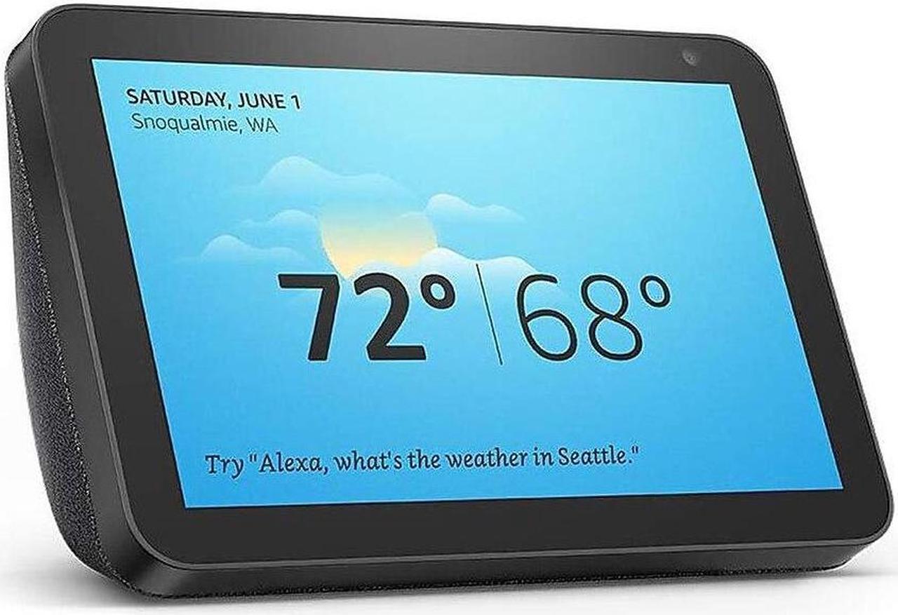 Alt view image 10 of 10 - Amazon Echo Show 8 HD Smart Display with Alexa - Charcoal C7H6N3