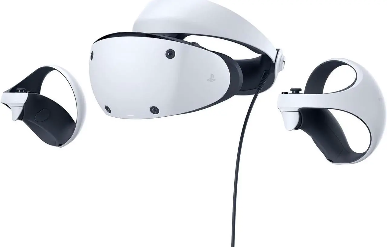 Alt view image 2 of 5 - Sony 1000032456 PlayStation VR2 - Core Bundle - OLED - Portable - 120 Hertz - Headphones - USB-C - Microphone - Bluetooth Pairing - Haptic Feedback - White/Black