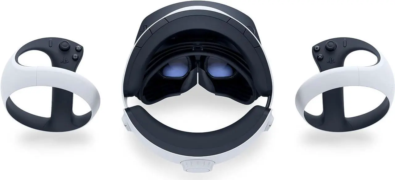Alt view image 3 of 5 - Sony 1000032456 PlayStation VR2 - Core Bundle - OLED - Portable - 120 Hertz - Headphones - USB-C - Microphone - Bluetooth Pairing - Haptic Feedback - White/Black