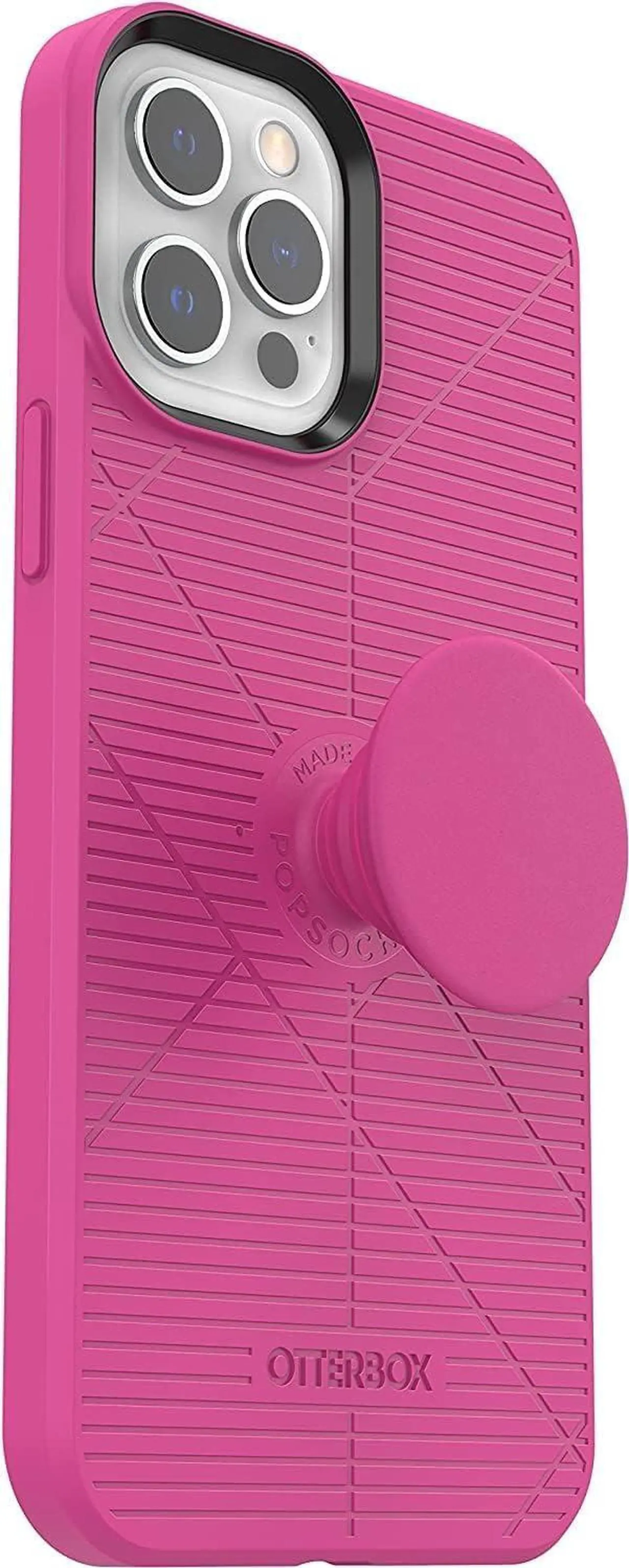 Alt view image 3 of 5 - OtterBox 77-80505 Otter Plus Pop Reflex Series Case for iPhone 12 Pro Max - Pink