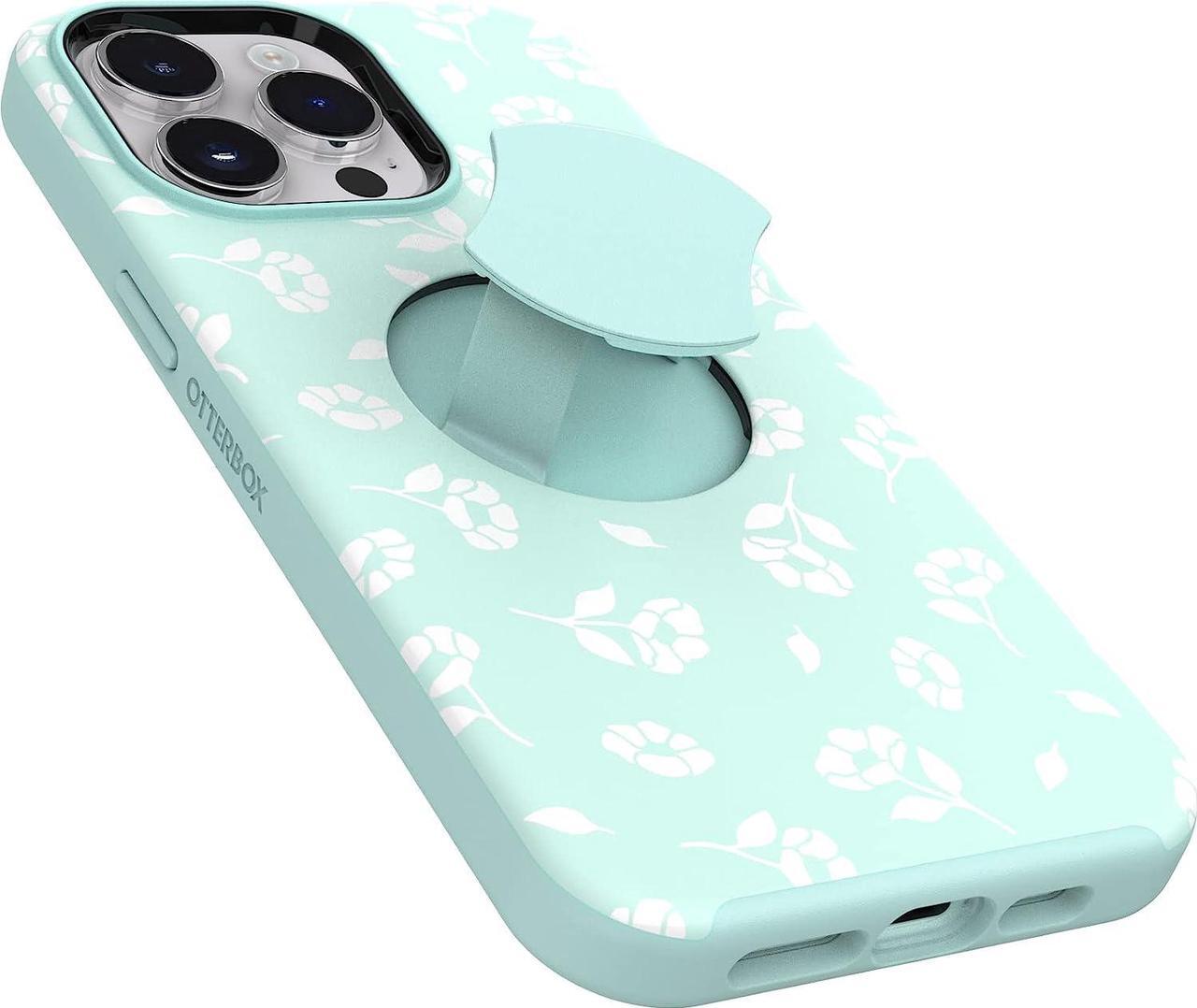 Alt view image 3 of 4 - OtterBox OtterGrip SYMMETRY SERIES Case for iPhone 14 Pro - Poppies By The Sea