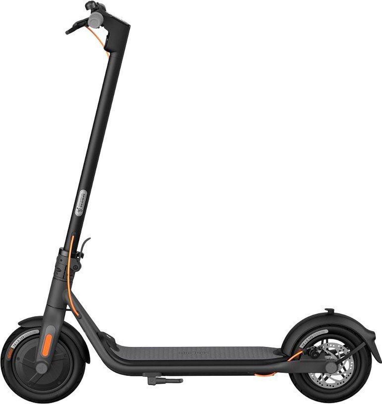 Alt view image 3 of 4 - Segway Ninebot F30 Foldable Electric Kick Scooter with 15.5mph max speed - Gray