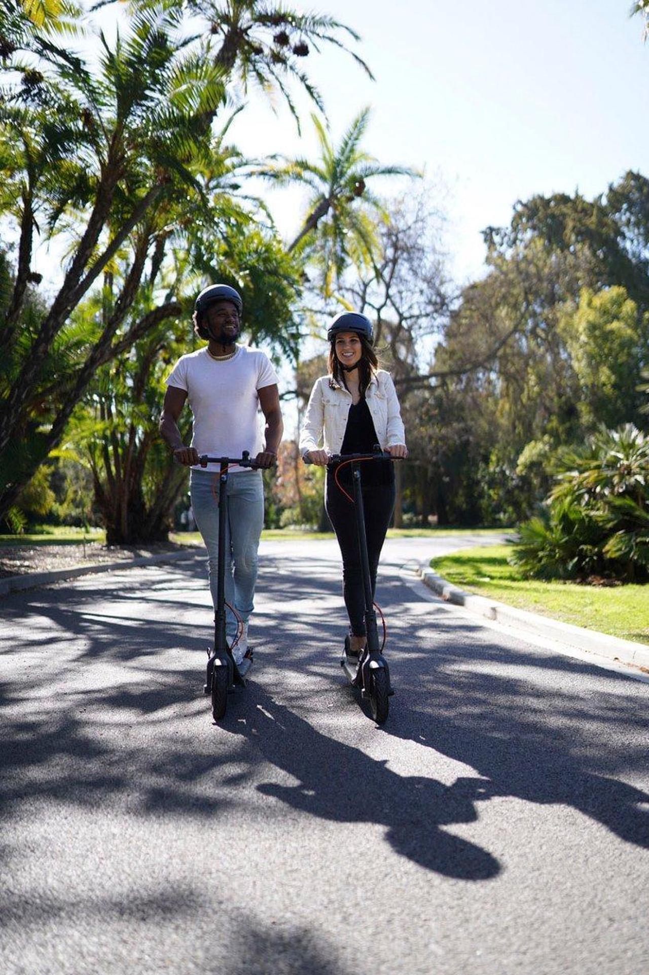 Alt view image 4 of 4 - Segway Ninebot F30 Foldable Electric Kick Scooter with 15.5mph max speed - Gray