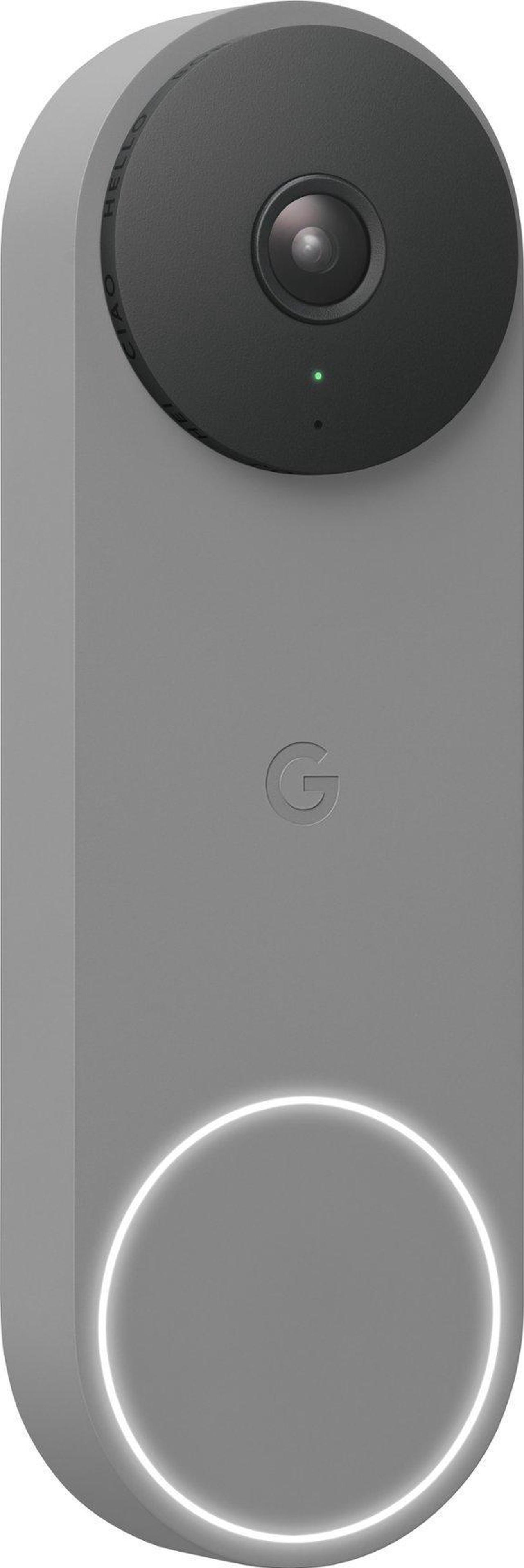 Alt view image 8 of 9 - Google Nest Doorbell 720p Wired Video Security Camera GA03696-US Ash