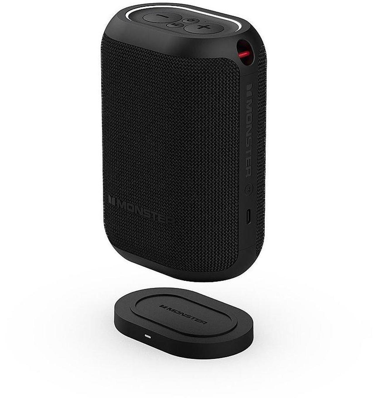 Main image of Monster DNA ONE Portable Bluetooth Speaker with Qi Wireless Charging - Black