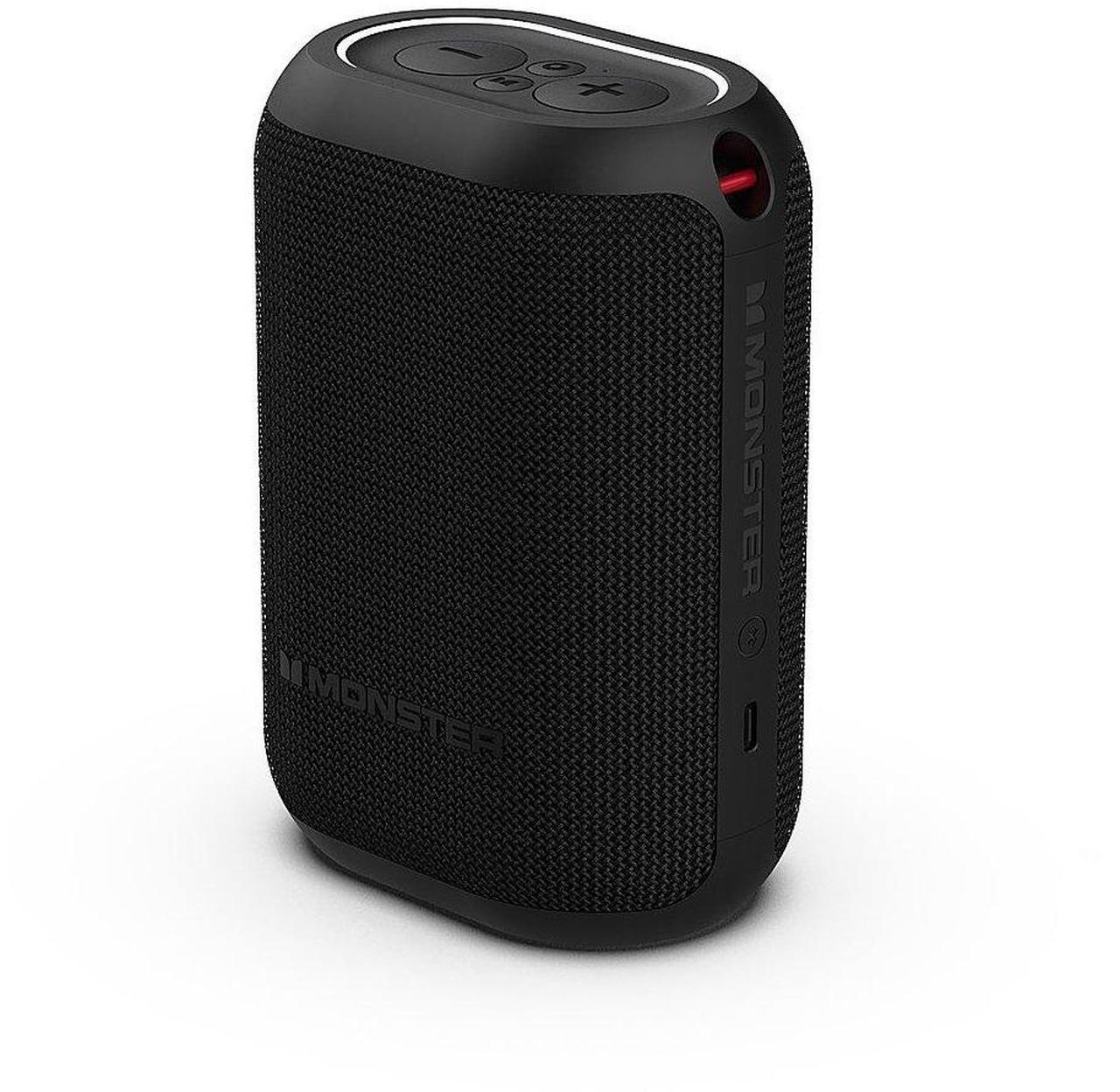 Alt view image 3 of 4 - Monster DNA ONE Portable Bluetooth Speaker with Qi Wireless Charging - Black
