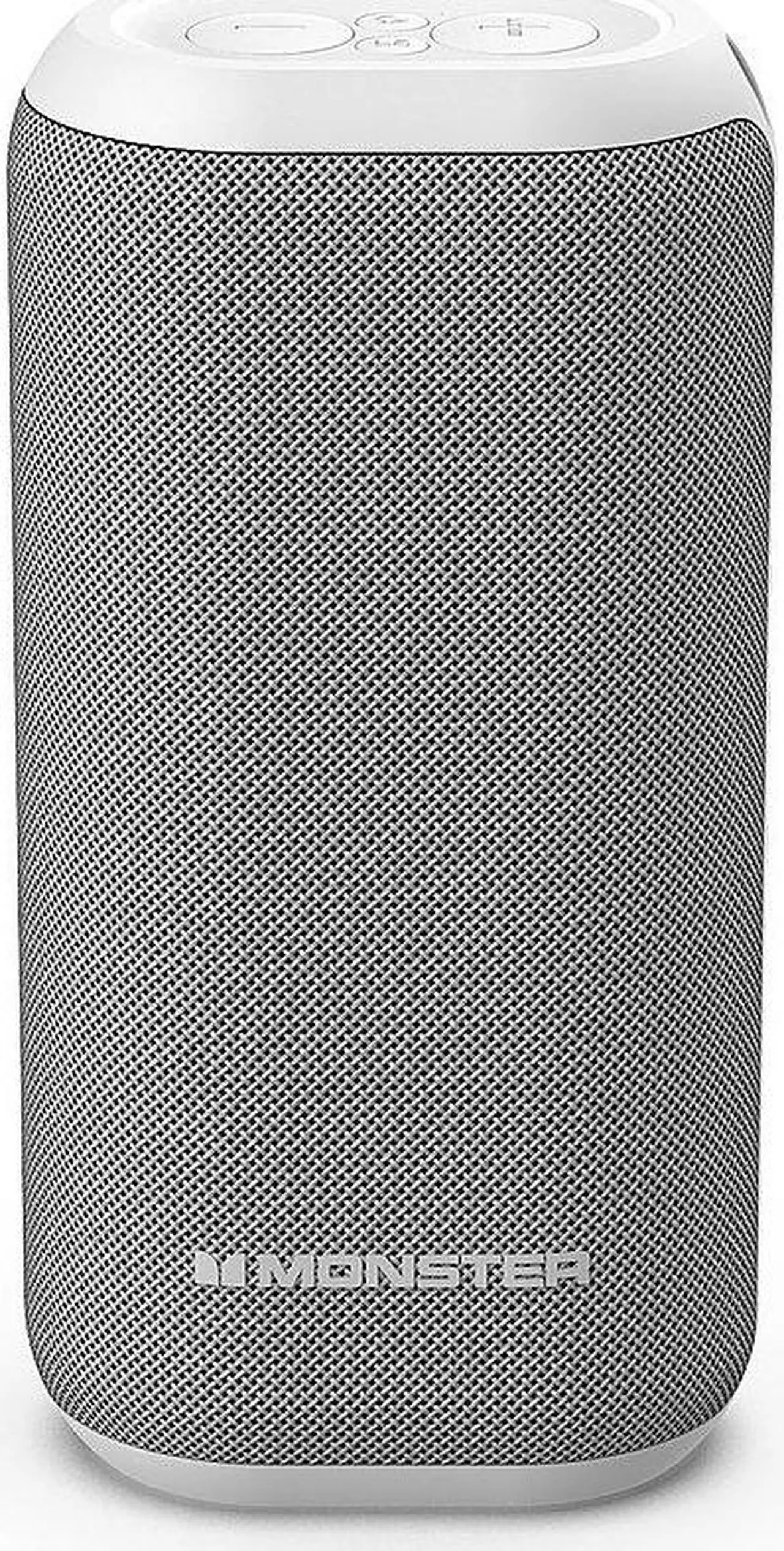Alt view image 2 of 4 - Monster DNA MAX Portable Bluetooth Speaker with Qi Wireless Charging - White