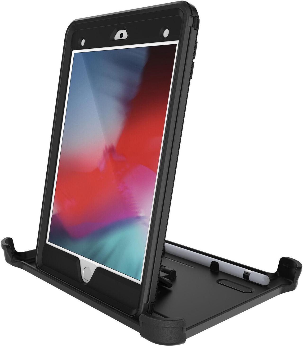 Alt view image 3 of 4 - OtterBox DEFENDER SERIES Case & Stand for iPad Mini 5th Generation - Black