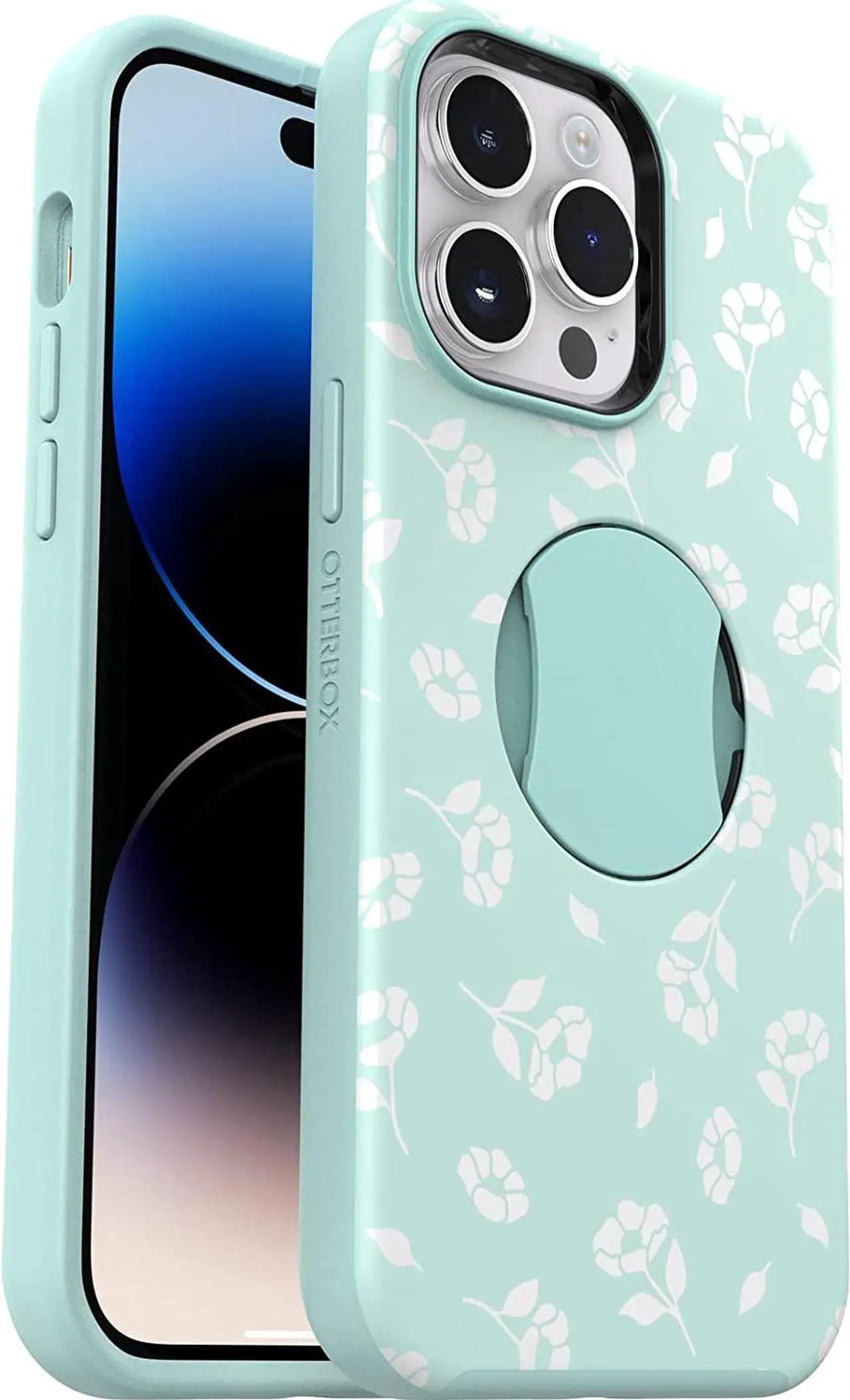 Main image of OtterBox OtterGrip SYMMETRY SERIES Case for iPhone 14 Pro - Poppies By The Sea
