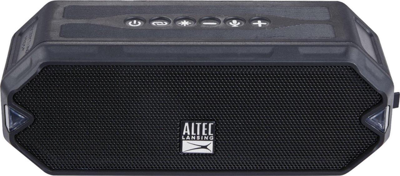 Alt view image 9 of 12 - altec lansing hydramini wireless bluetooth speaker, ip67 waterproof usb c rechargeable battery with 6 hours playtime, compact, shockproof, snowproof, everything proof (black)