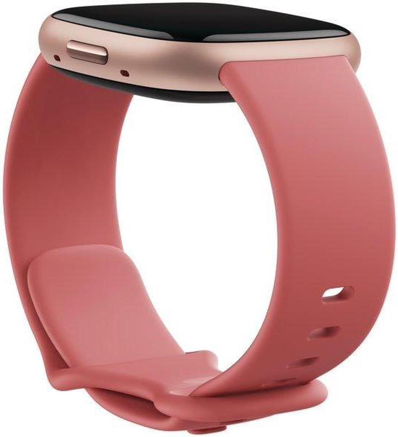 Alt view image 4 of 7 - Fitbit Versa 4 Fitness Smartwatch, Pink Sand / Copper Rose Aluminum | FB523RGRW-US