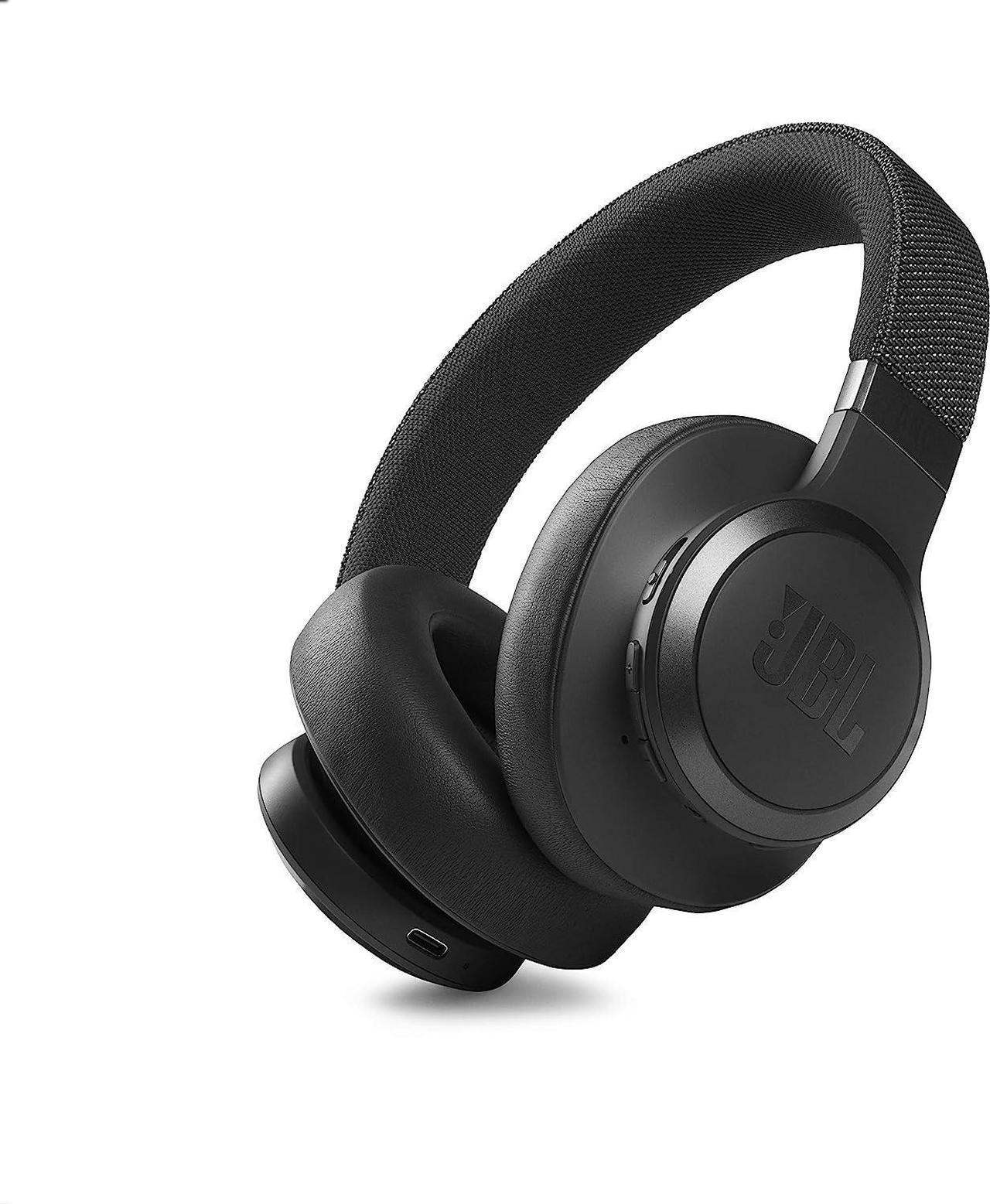 Alt view image 10 of 20 - JBL Tune 660NC Wireless On-Ear Active Noise Cancelling Headphones (Black)