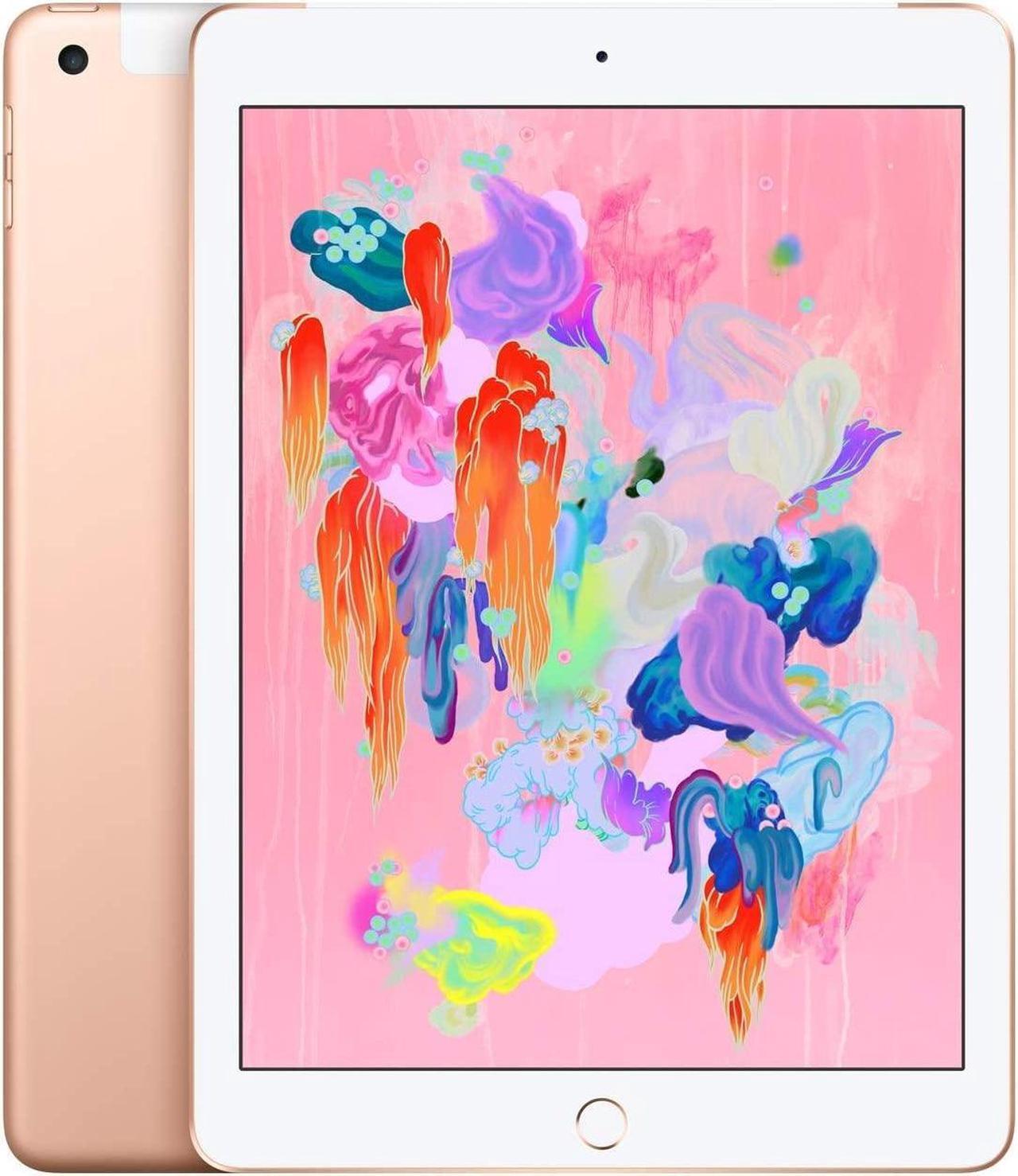 Alt view image 3 of 3 - Apple iPad 9.7" (Early 2018) 128GB, WiFi + 4G LTE - Gold