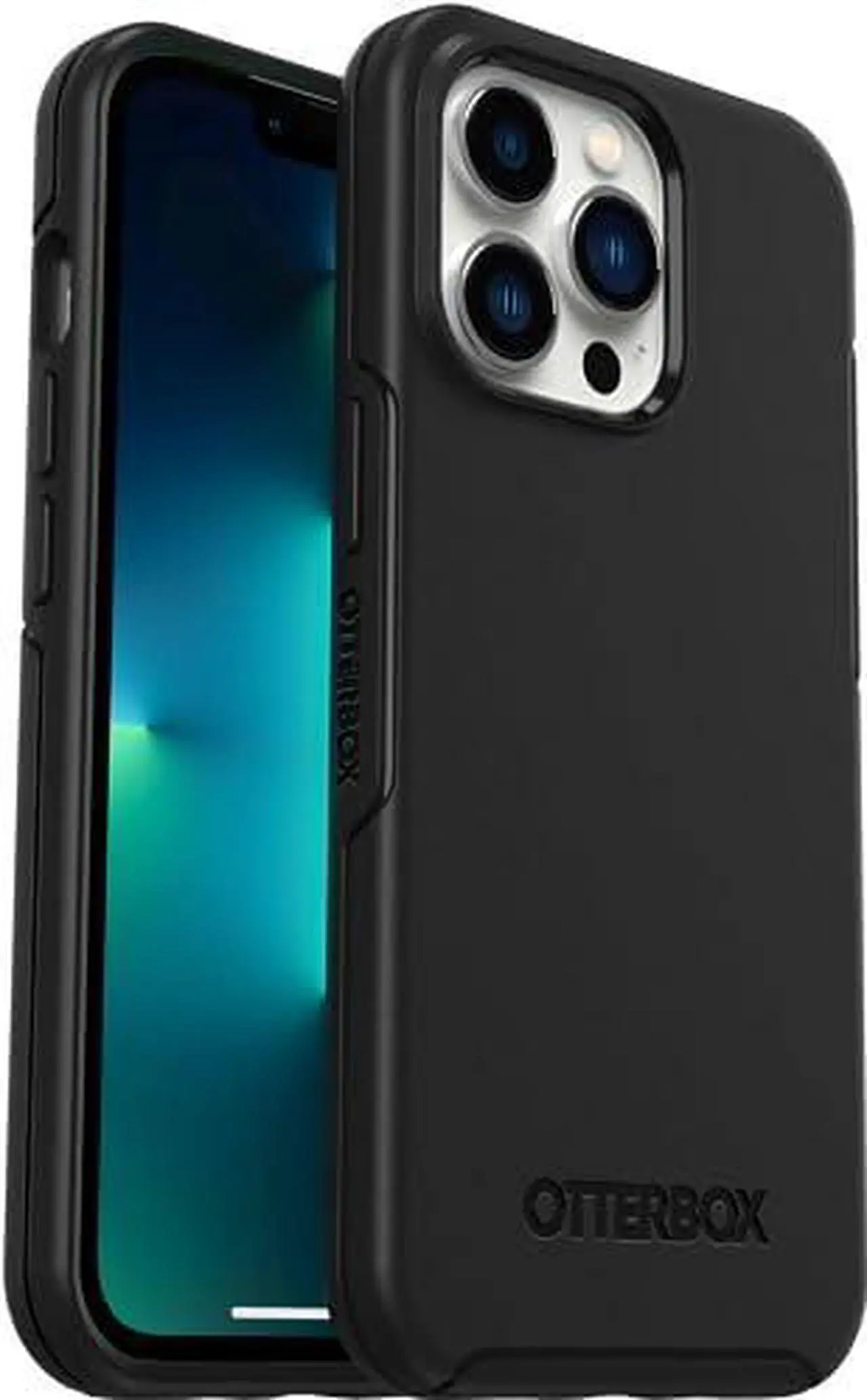Alt view image 2 of 3 - OtterBox SYMMETRY SERIES+ Case with MagSafe for Apple iPhone 13 Pro - Black