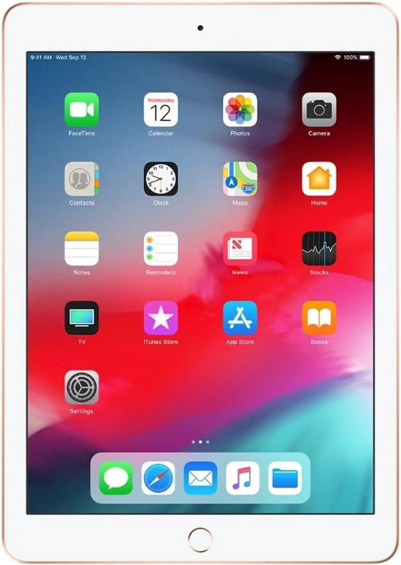 Alt view image 18 of 19 - Apple iPad 2018 9.7" Tablet (6th Generation, 128GB, Wi-Fi Only, Gold)