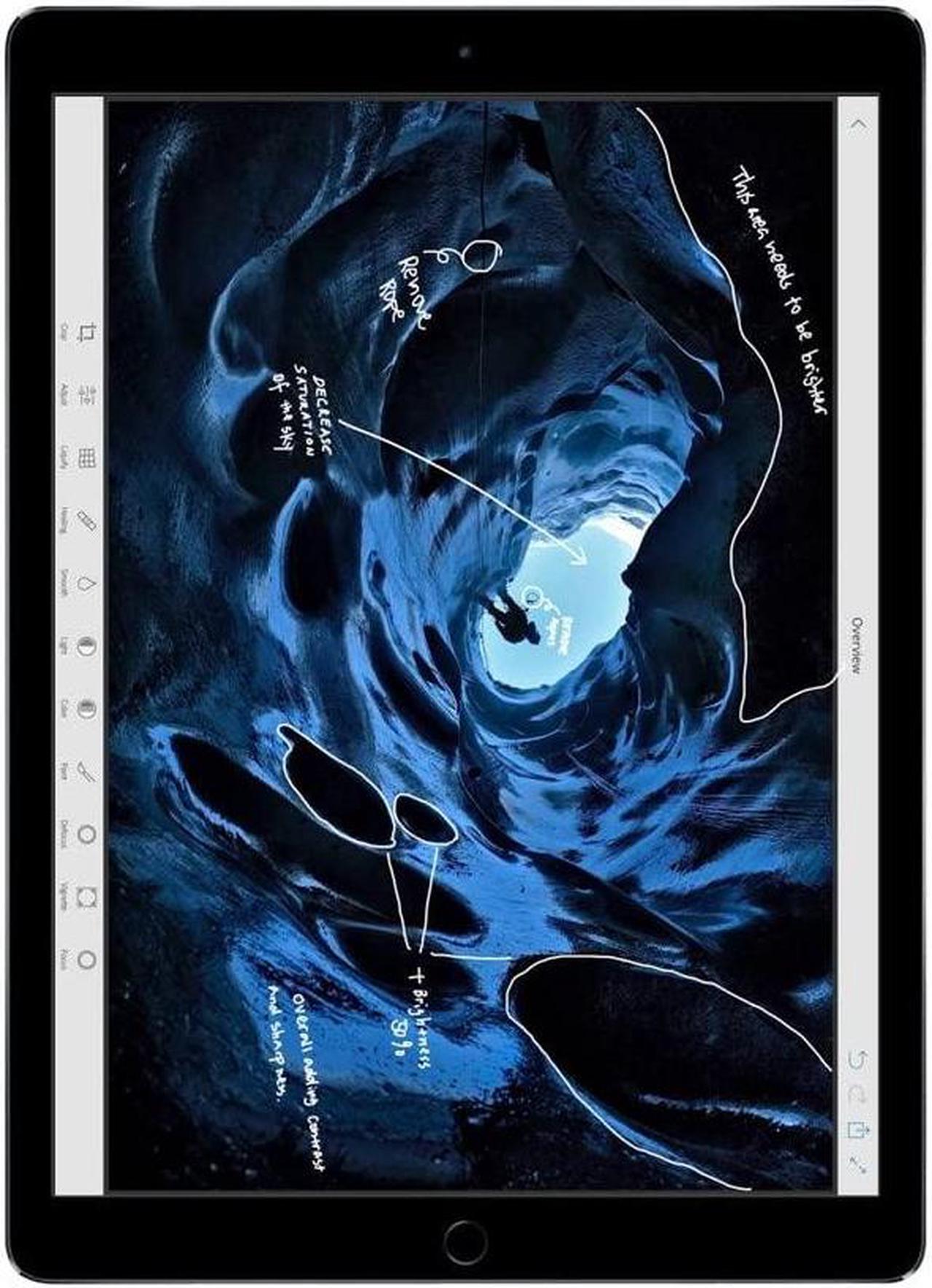 Alt view image 2 of 2 - Apple iPad Pro (1st Gen) 256GB - Wi-Fi + Cellular Unlocked - 12.9" - Space Gray - ML3T2LL/A