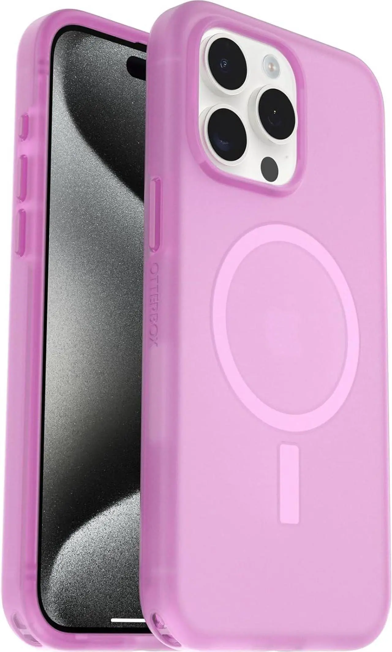 Main image of OtterBox SYMMETRY SERIES Soft Touch Case for iPhone 15 Pro Max - Beet It (Pink)