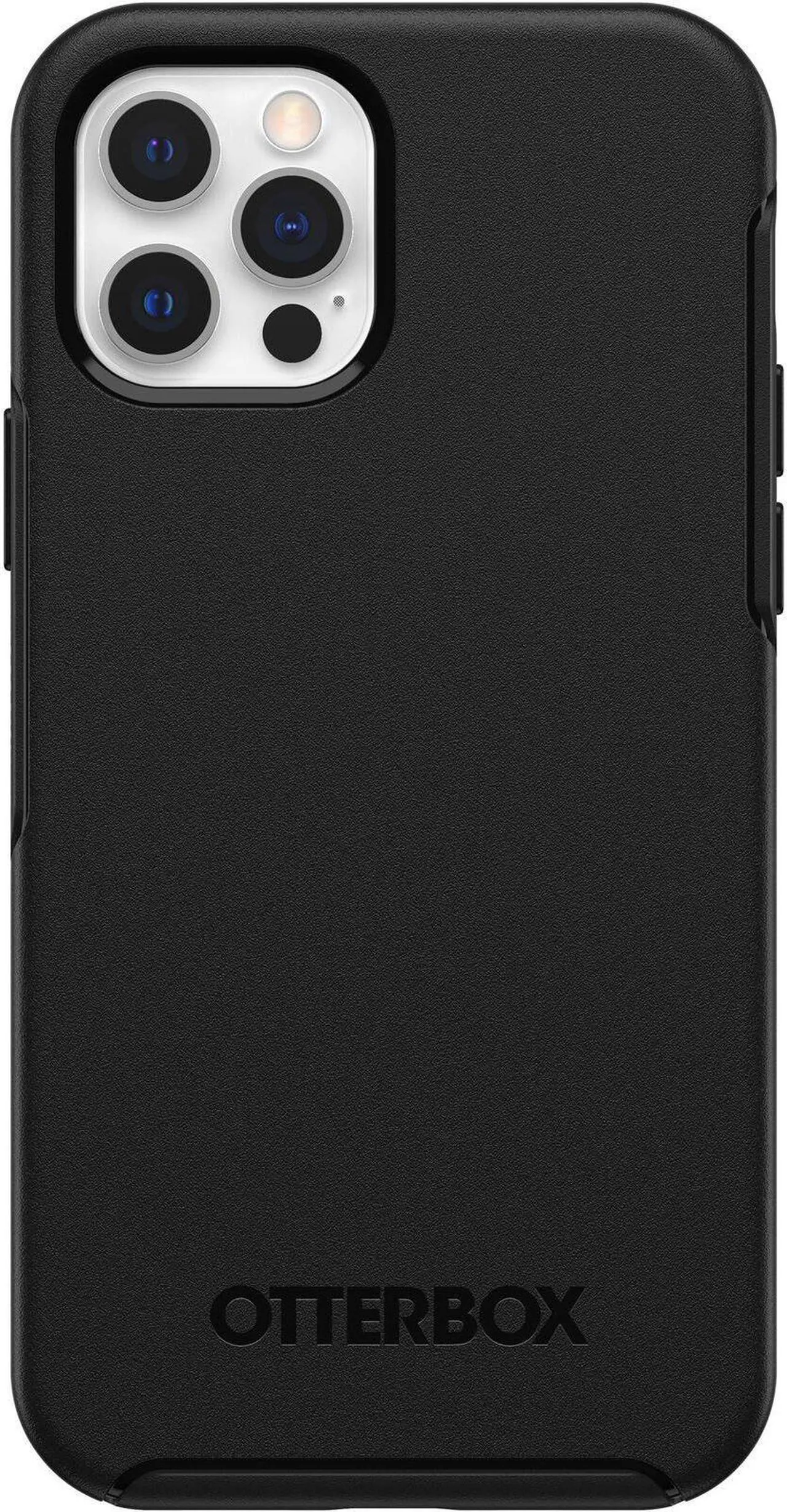Alt view image 3 of 4 - OtterBox Symmetry Series Hybrid Case for Apple iPhone 12 / iPhone 12 Pro - Black