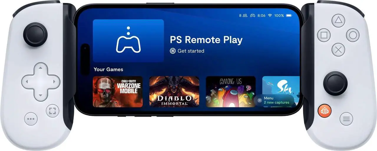 Main image of Backbone One PlayStation Edition (USB-C) Mobile Controller (2nd Gen) - White