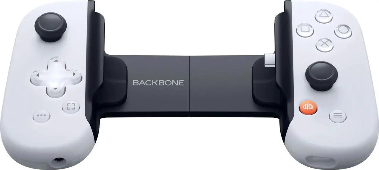 Alt view image 4 of 4 - Backbone One PlayStation Edition (USB-C) Mobile Controller (2nd Gen) - White