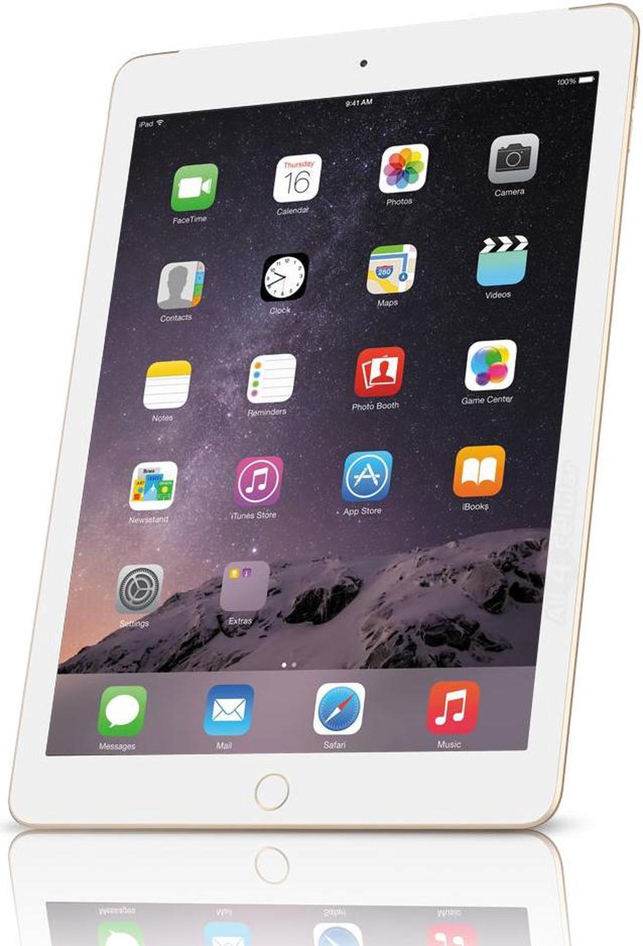 Alt view image 2 of 4 - Apple iPad Air 2 Gold 64GB Wi-Fi + Cellular - Grade A