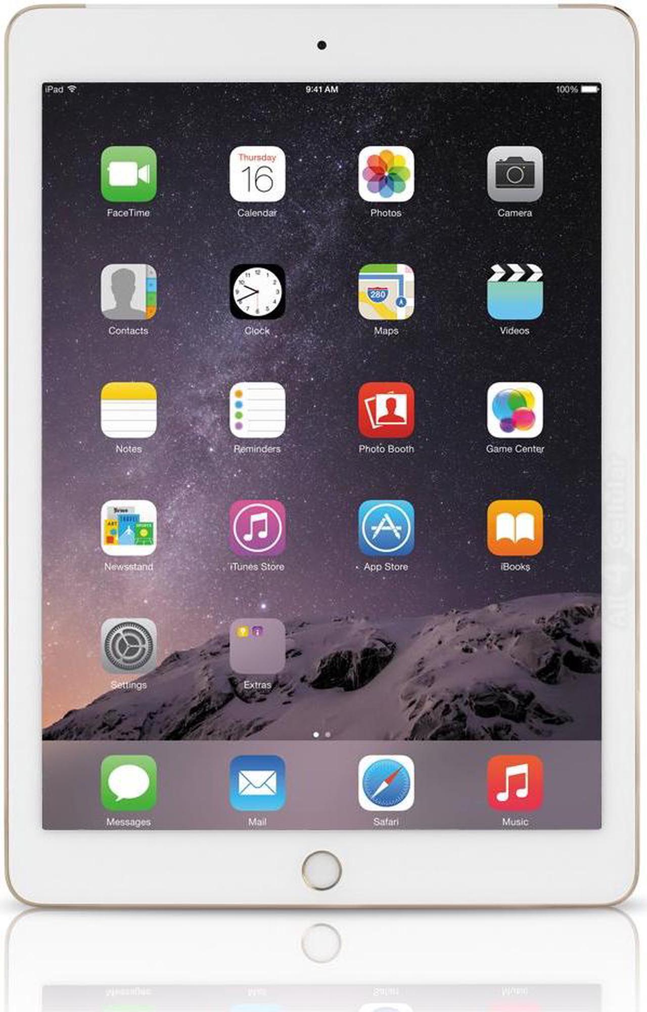 Alt view image 3 of 4 - Apple iPad Air 2 Gold 64GB Wi-Fi + Cellular - Grade A