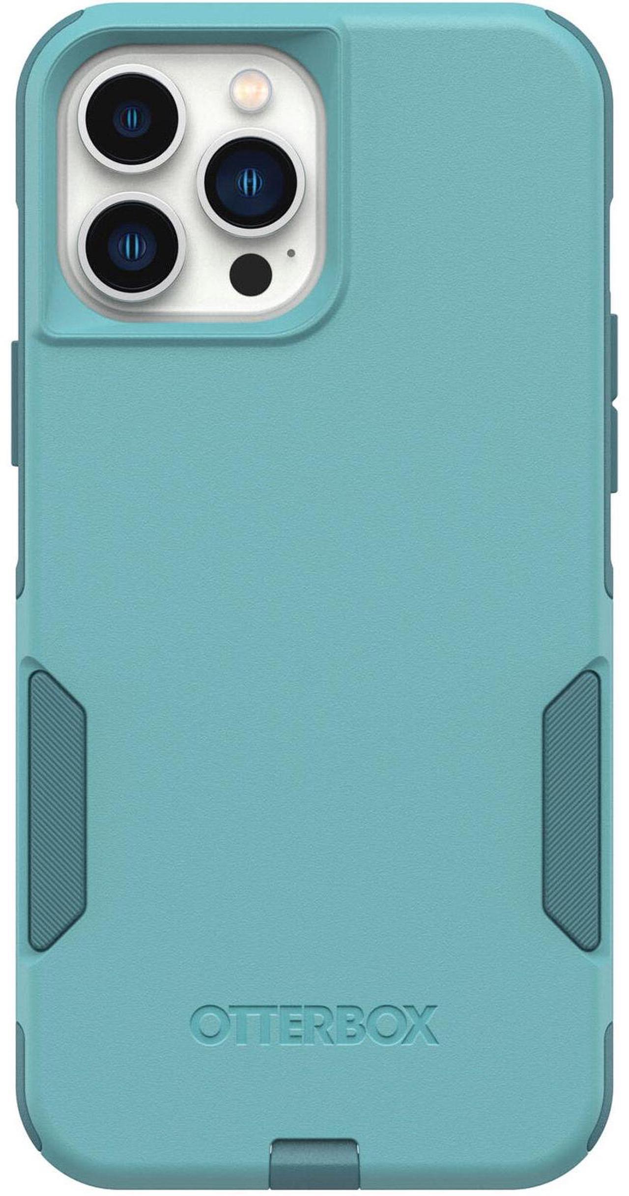 Alt view image 2 of 3 - OtterBox COMMUTER SERIES Case for iPhone 13 Pro Max/12 Pro Max - Riveting Way (Teal)