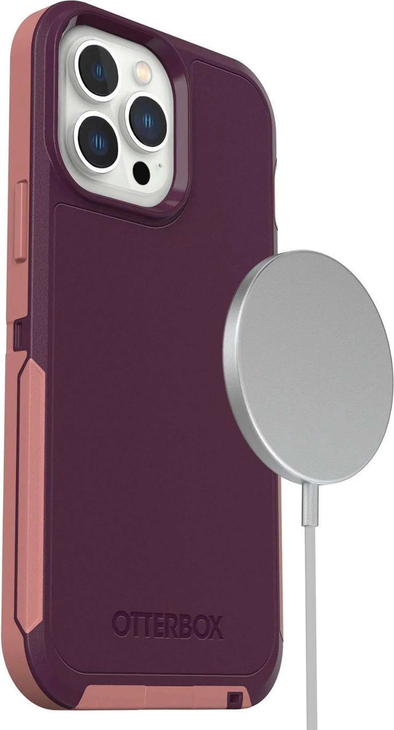 Alt view image 3 of 3 - OtterBox DEFENDER SERIES XT Case with MagSafe for iPhone 13 Pro Max - Purple
