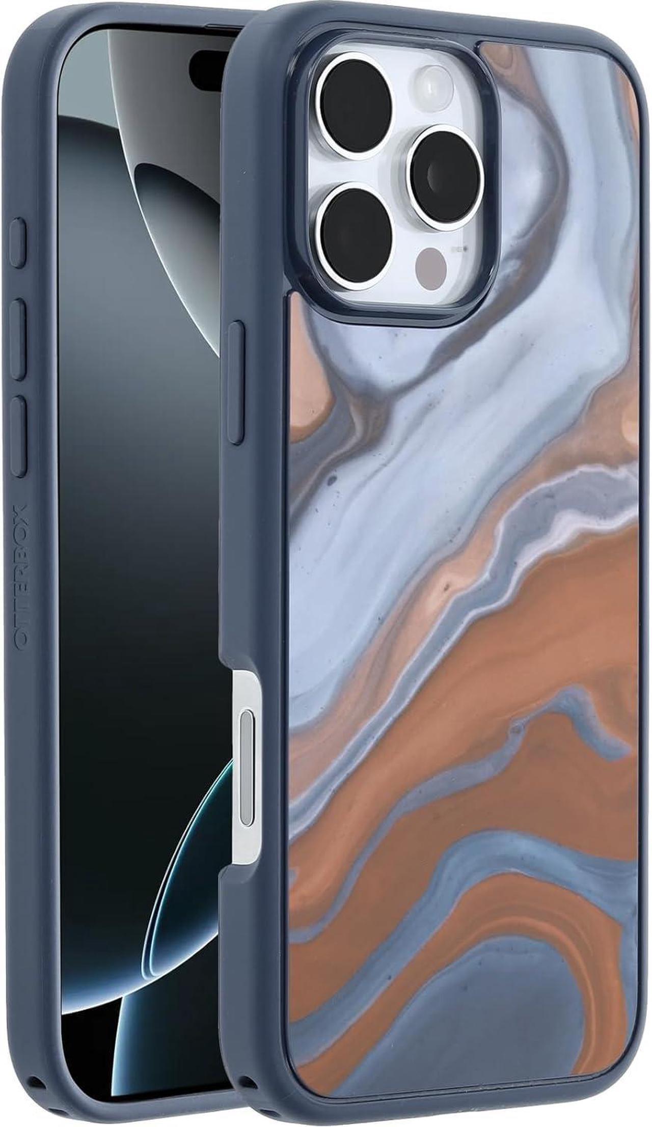 Main image of OtterBox SYMMETRY SERIES Case for iPhone 16 Pro Max - High Desert Marble (Blue)