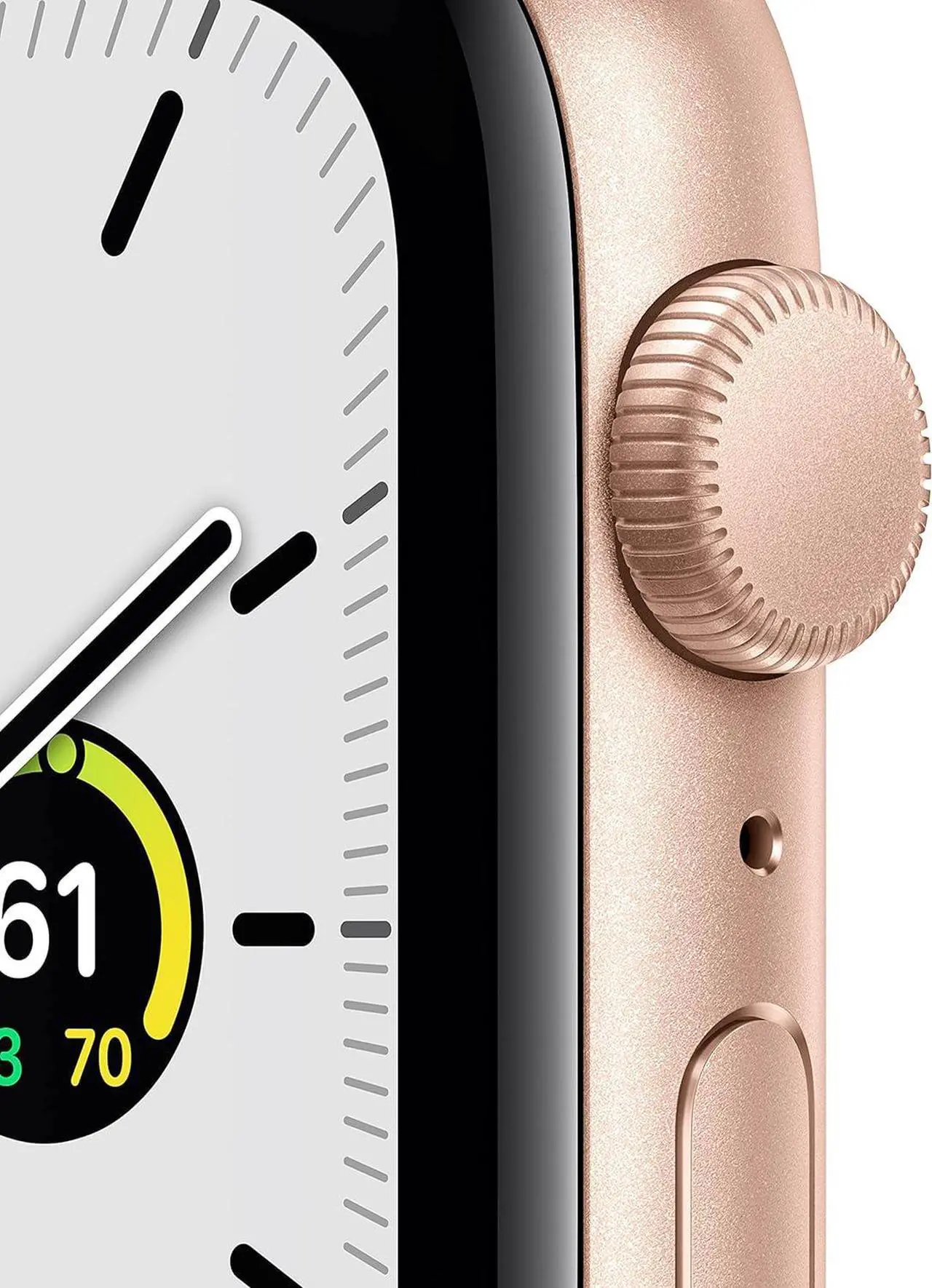Alt view image 2 of 2 - Apple Watch Series SE (GPS) 44MM Gold Aluminum Case Starlight Sport Band