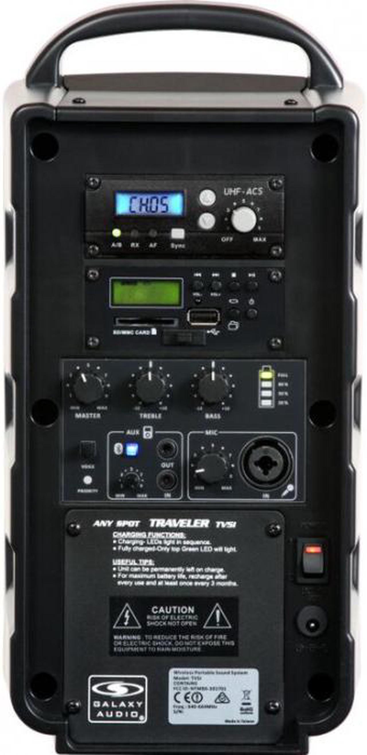 Alt view image 2 of 2 - Galaxy Audio TV5i
Wireless Speaker Systems Battery Powered Speakers Portable Speakers Wireless Speaker Systems Travelers Powered Speakers
