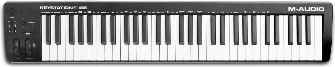 Main image of M-audio Keystation 61 MK3 Start creating and performing music with your Mac or PC with the world's best-selling keyboard controllers