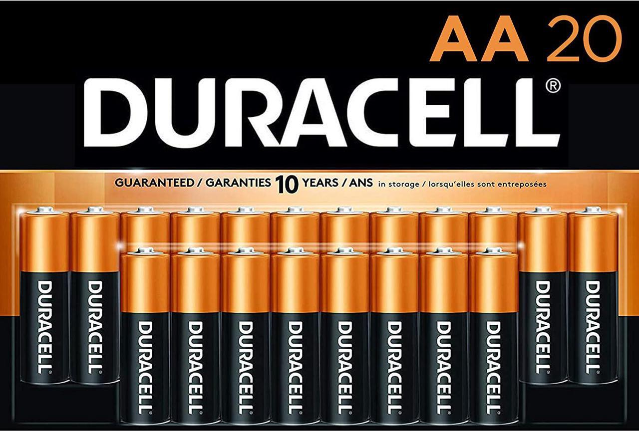 Alt view image 3 of 5 - Duracell Coppertop Alkaline Aa Batteries, 20/Pack MN1500B20Z