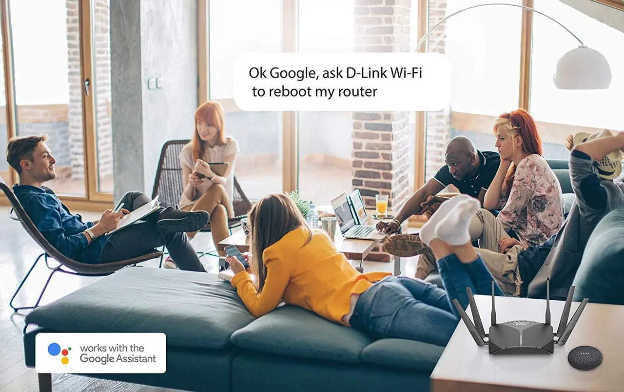Alt view image 6 of 20 - D-Link WiFi Router AC3000 Mesh Smart Internet Network Works with Alexa & Google Assistant, MU-MIMO Tri Band Gigabit Gaming Mesh (DIR-3040-US)