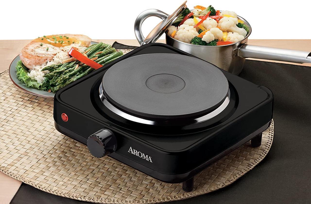 Alt view image 4 of 4 - Aroma AHP-303 Single Burner Hot Plate