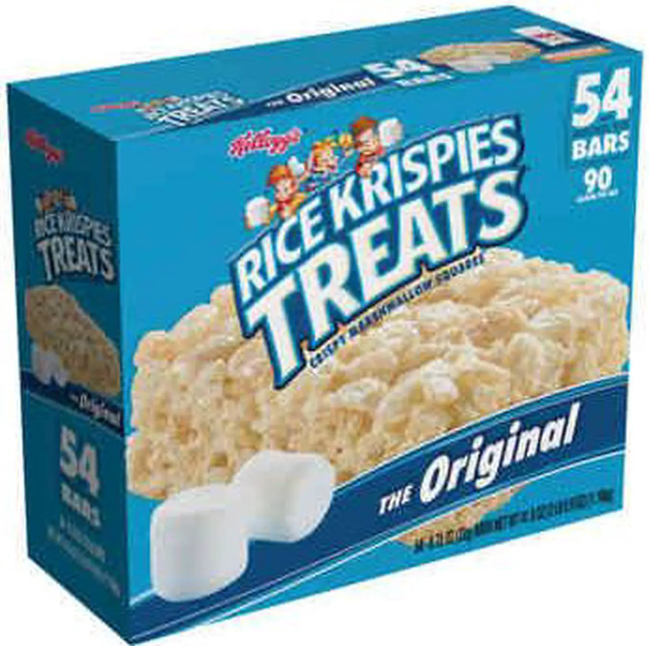Alt view image 3 of 6 - Kellogg's Rice Krispies Treats, Original Marshmallow, 0.78oz Pack, 54 per Carton