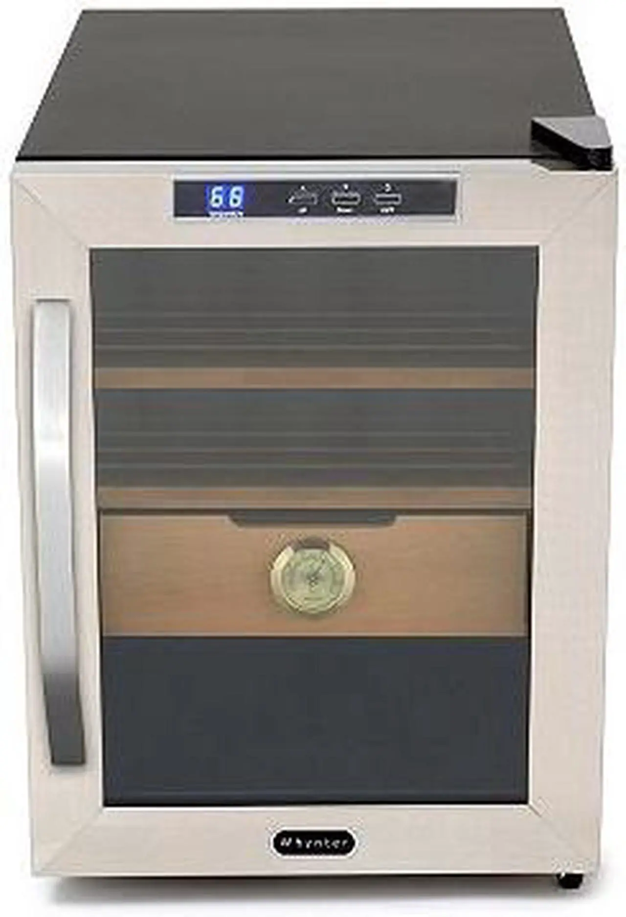 Alt view image 6 of 15 - Whynter Stainless Steel 1.2 cu. ft. Cigar Cooler Humidor