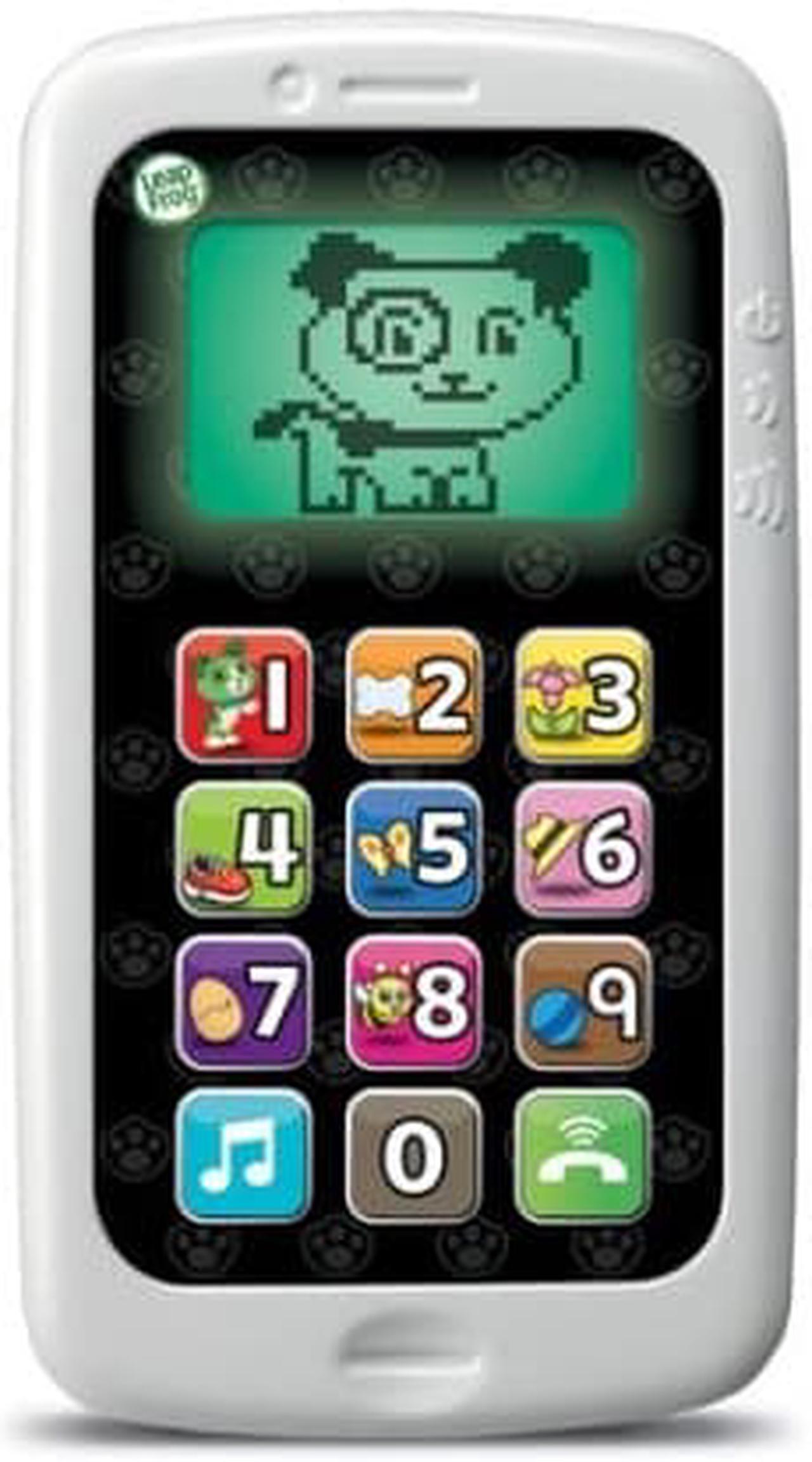 Alt view image 5 of 9 - LeapFrog Chat & Count Phone - White & Black
